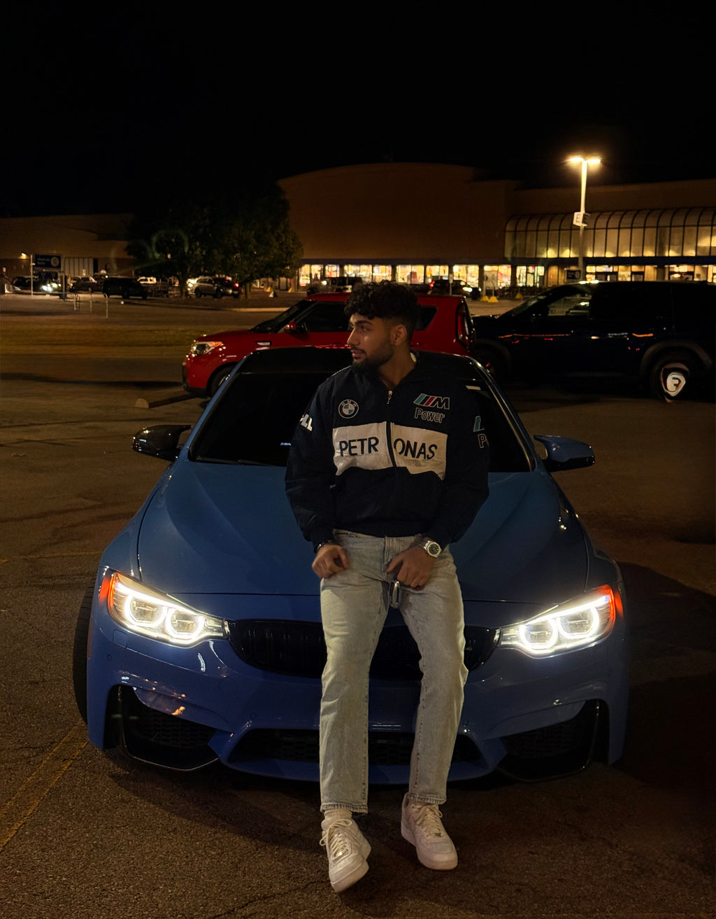 BMW MOTORSPORT RACING JACKET – WHIT & BLUE EDITION